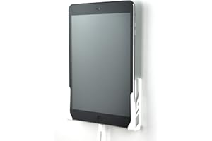 ‎DOCKEM Dockem Koala uchwyt scienny 2.0: Bezuszkodzen uniwersalny dokownik do smartfonów, tabletów, czytników e-booków: do iPada 1, 2, 3, 4, Air 1/2/3, iPad Minis, profesjonalisci, tablety Samsung Galaxy, tablety Microsoft Surface (biale)