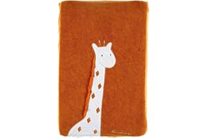 NOUKIE'S - Matelas à langer avec housse - Tiga, Stegi & Ops - Girafe - Jaune