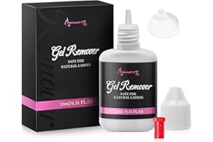 ‎BEAUTY7 Beauty7 Wimpernentferner für extensions wimpernextension entferner Gel wimpernextension remover wimpern lösemittel lash glue entferner Professionelles Gel entferner kunstwimpern Klar 15ml
