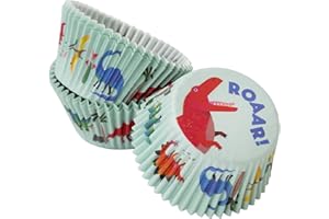TALKING TABLES Dinosaur Cake Cases 30Pk