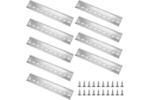 LiangSanXin DIN-skena 200 mm Aluminium 35 mm Bred 10 st | 10 st DIN-skenor 200 mm långa, 35 mm breda, 7,5 mm höga i aluminium. För elskåp, uttag och fördelningsskåp.