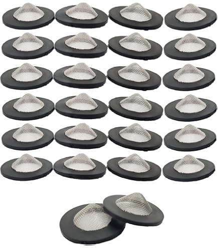 24 Guarnizioni In Gomma Per Filtro Acqua - Con Retina In Acciaio Inossidabile, Misura 1/2 - Foto 7