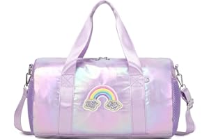 JUMPOPACK Bolso de Deporte y Danza Niña con Diseño Arco Iris - Bolsa Bandolera para Ballet y Piscina