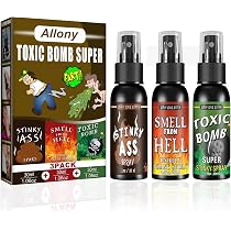 Allony Lot de 3 Spray Puant, Spray Caca, Fart Spray Extrêmement ...