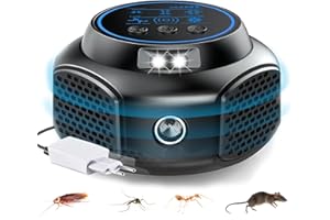 Aolawco Ultraschall Maus und Ratten 360°, Ultraschall Mäuseabwehr mit Stecker, Mäuseabwehr Rattenabwehr mit Ultraschall, Ultraschall Gegen Ratten für Nagetiere, Mäuse, Eichhörnchen, Spinnen, Plötze