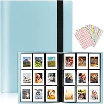 Flintronic Album Photo 160 Poches Pour Instax Mini 3 Pouces - Avec Autocollants, Protection Complète