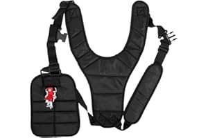 OUNONA Comodo Strimmer Doppio Petto Imbracatura Tracolla per decespugliatore