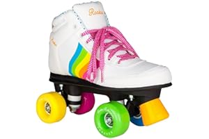 Rookie Forever Rainbow Quad Skates - White