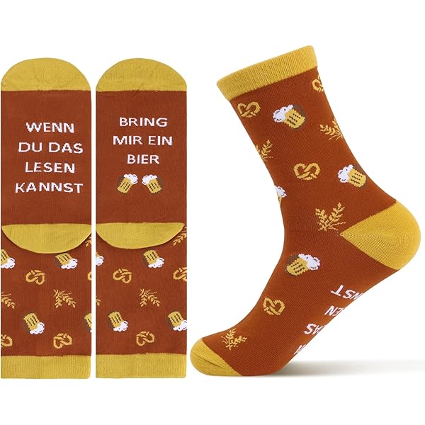 3 Paar Biersocken Mit Flaschenöffner - Universalgröße 36-42 Für Damen & Herren