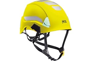 PETZL Strato Hi-Viz, Caschetto Unisex Adulto, Giallo, Uni
