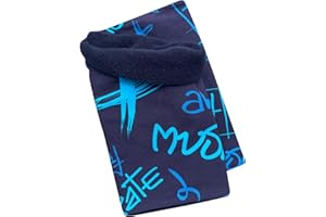 Wollhuhn Kinder Loop Schal – Warmer Schlupfschal/Halstuch mit Fleece-Futter – doppellagig, weich & wendbar – viele Motive für Winter & Übergangszeit