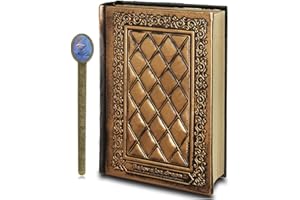 GEORGIE Liying® - Taccuino con copertina in pelle, per diario personale, diario di viaggio, schizzi, colore: bronzo Misura unica oro