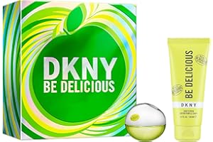 DKNY Be Delicious Damen Geschenkset - Eau de Parfum 30ml, Körperlotion 100ml - Grün-Fruchtiger Duft mit Apfel, Lang Anhaltend, Donna Karan New York