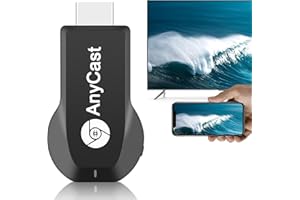 TLLTKOK Anycast HDMI Wireless Display Adapter WiFi 1080P Mobile Screen Mirroring Receiver Dongle for iPhone Mac iOS Android to TV Projector Support Miracast Airplay DLNA