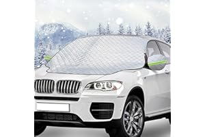 FRECOO Copertura Parabrezza Auto, Protezione Parabrezza Antighiaccio con Magnete e Copertura specchietto retrovisore, Anti-Gelo Antighiaccio Copri Parabrezza Adatta Maggior Parte di Auto,190x 123cm