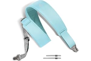 ENYA Magnetgurt für Gitarre, Bass und Ukulele – Schnellverschluss, einhändig verstellbar, mit lederartiger Textur