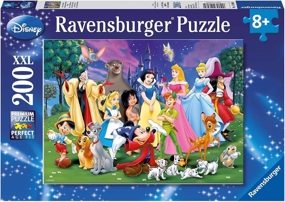 Ravensburger 200 Parça W. Disney Karakterleri Puzzle