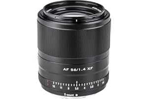 VILTROX 56mm F1.4 XF Obiettivo per Fuji x,Autofocus Obiettivo APS-C Prime Ritratto Lente Compatibile con Fujifilm X-Mount Fotocamera X-T4 X-T3 X-T2 X-T30 X-T20 X-PRO2 X-H1 X-M1 X-E3 X-A