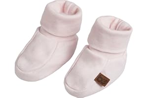 BO BABY'S ONLY - Melange Booties - Gestrickte Babyschuhe - Schuhe für Mädchen und Jungen - Lauflernschuhe für 0-6 Monate - GOTS-zertifiziert - 100% Biologische Baumwolle