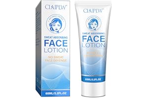 CIAIPLW Sweat Absorbing Face Lotion, Antiperspirant for Face, Prevent Excess Facial Sweating and Facial Shining, Block Sweat and Oily Skin Control, Anti Sweat Cream For Women and Men, 60ml