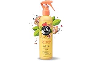 Pet Head Birthday Sparkle Hunde-Deo-Spray | Zuckerwatte-Duft | Pflegt und beruhigt empfindliche Haut | Geburtstagsgeschenk für einen Hund | Vegan | Sanfte Formel für Hunde und Welpen | 300ml