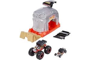 Hot Wheels Monster Trucks Pista de coches Bone Shaker (Mattel GKY02)