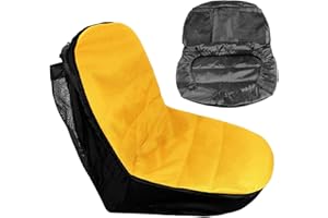 BEADCHICA Riding Lawn Mower Seat Cover Compatible with John Deere, Seat Replacement Parts, Mower Seat Cushion Compatible with Craftsman,Cub Cadet,Kubota Tractor Seat Cover(Medium)