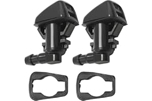 JUUDDENPARTS 2Pcs 8265A127 Windscreen Wiper Washer Nozzle Jet Sprayers, Replacement for Jeep Grand Cherokee 2005-2013, Replaces 8265A127