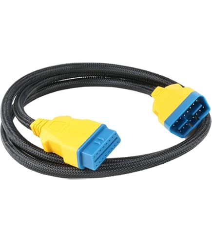 Cavo Prolunga OBD2 Femmina 16 Pin - Per Diagnostica Auto, Cablaggio Colorato, Fai Da Te - Foto 9