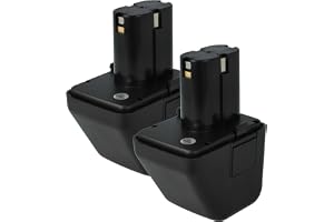 vhbw 2 x batteri kompatibelt med Gesipa Accubird 12 V elverktyg, blindnitmonteringsverktyg (2 500 mAh, NiMH, 12 V)