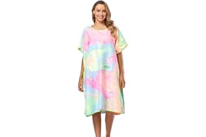 FLYILY Serviette Poncho Ultra légère et, Surfing Changement Serviette Robe avec Capuche Microfibre