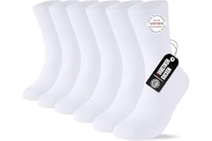 SockWaddles Skarpety Dla Diabetyków (6 Par) Bez Ściągacza I Bez Szwów 97% Bawełna Skarpety Bez Ściągacza Z Komfortowym Ściągaczem Dla Kobiet I Mężczyzn, Czarny Biały I Szary, Rozmiar 35-50