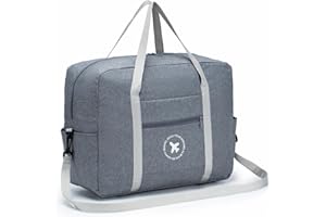 BAGZY Bagages Cabine Wizzair Ryanair Pliable Léger Sac de Voyage Valise Sac Cabine Rangement Bagage Portable Grande Sac de Cabine Avion Organisateur Sac a Main