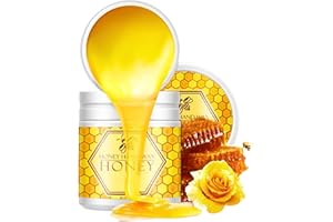 CURELUXE Milk Honey Hand Mask Wax – Moisturising Hand Mask - Milk Honey Peel Off Hands Wax - Hydrating & Nourishing Paraffin Treatment for Dry Hands - Exfoliating Skin Spa Care 170g
