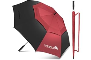 ZOMAKE Ombrello Da Golf 62/68 Inch - XL/XXL Ombrella Antivento Grande Con Doppio Baldacchino,Ombrelli Pioggia Winddichte Grandi Resistente Automatico per Uomo Donna