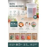 Merpak Packaging Ziplock Bag Transparent Ziplock Bag All Sizes 100 (19x25 cm)