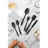Deconox Silikon Mutfak Yardımcısı, 6 adet Silikon Spatula, &Ccedil;orba Kaşığı, Fırın Fır&ccedil;ası, Spatula, Isıya Dayanıklı ve Yapışmaz,