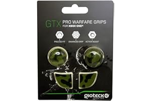 Gioteck - Tappi Pulsanti in Silicone - Copertura Joystick Xbox One - Antiscivolo Per Controller - Protezione Per Xbox One - Colore Camouflage Verde - Classics - Xbox One