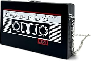 JeVenis sac à bandoulière années 90 années décorations retour aux années 90 oblique radio shaped sac crossbody femmes clip clasp le shoulder bag