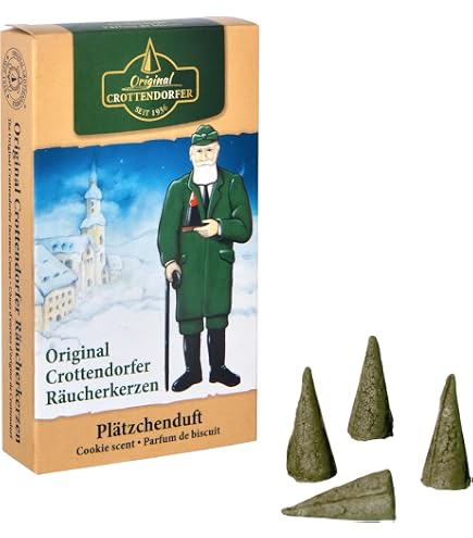 Original 1016 Crottendorf Coni Di Incenso Alla Vaniglia, 24 Pezzi, Taglia M, Made In Germany - 3