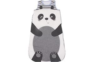Ex UK Store Baby Winter Sleeping Bag 2.5 Tog 100% Cotton Sizes Newborn to 24 Months Boys Girls (AS09 Panda Stripe / 6-12M)