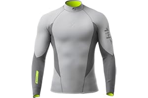 Zhik Superwarm X 3/2MM Neoprene Wetsuit Top Grey - Easy Stretch Thermal Lining - Thermal Warm Heat Layer Layers -