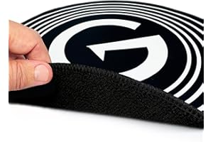 GrooveWasher Big 'G' Record Reinigungsmatte, Dicke doppellagige Mikrofaser, schützt empfindliche Vinyl-Schallplatten während der Reinigung