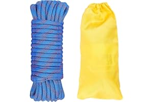 Gangying Corde d'escalade de 10mm Corde Statique de 30 m pour Sauvetage en Hauteur Bateau Parachute Randonnée Extérieur Alpinisme Sport Camping Grande Capacité de Charge et Résistance à l'usure ﻿