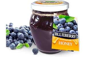 FRUIT JAR Natreen jam made from regional fruits with natural honey, no sugar jam, no preservatives, healthy choice for breakfast, snack or baking, gluten-free fruit jam