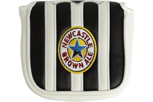 Caddy Club Golf Mallet Putter Covers – Golf Gift - Classic Football Club Designs – Premium Stitching, Durable Lining
