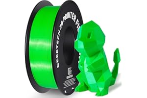 GEEETECH Upgrade PLA Filament für 3D Drucker 1,75mm +/- 0,03mm New grün Spule 1kg
