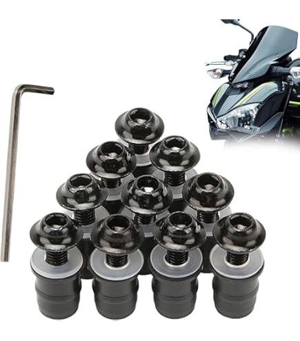 Kit Viti Bullone Parabrezza Moto,kit Montaggio Parabrezza Dado