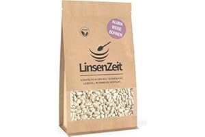 LinsenZeit Weiße Bohnen 600g – Alubia Bohnen/White Beans/Cannellini/Navy Beans – Milde & cremige Hülsenfrüchte für Eintöpfe, Suppen, Bowls & Salate – Proteinreich, vegan & ballaststoffhaltig