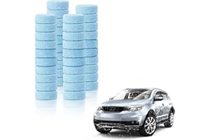 teng hong hui 40 Pieces Screen Wash for Cars, Car Windshield Glass Cleaner Concentrated Washer Tablets Solid Car Effervescent Tablets Glass Washer Wiper Cleaning Tablets for Car Kitchen Window